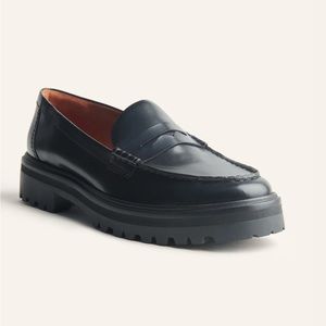 Reformation Agathea Chunky Loafer Black Size 5